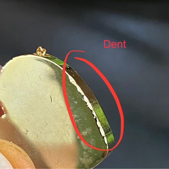 Unsigned Gold plated Slider Heart CZ Stones 18” Necklace - Picture 13 of 13